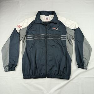 Vintage NFL sports illustrated Patriots windbreaker jacket size L L/G